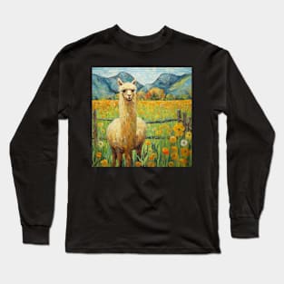 ALPACA PAINTING Long Sleeve T-Shirt